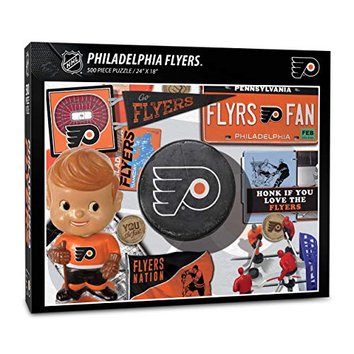 Image of YouTheFan NHL Philadelphia Flyers Retro Team Large Puzzle
