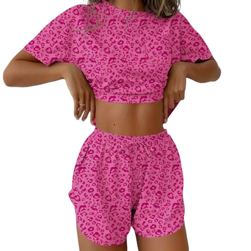 Image of Ekouaer Womens Pajama Sets Sexy Lounge Sets Side Split Short Pj Sets