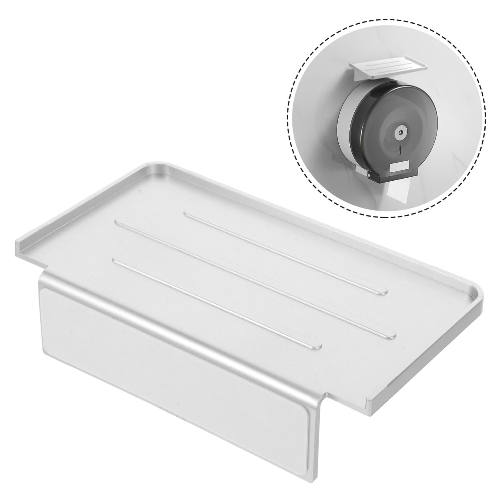 DOITOOL Da 4 Pezzi In Plastica Supporto Per Telefono Da Parete Bagno Senza