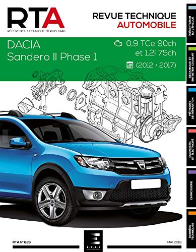 Télécharger E.T.A.I - Revue Technique Automobile 826 DACIA SANDERO II PHASE 1 - 2012 à 2016 PDF Ebook En Ligne