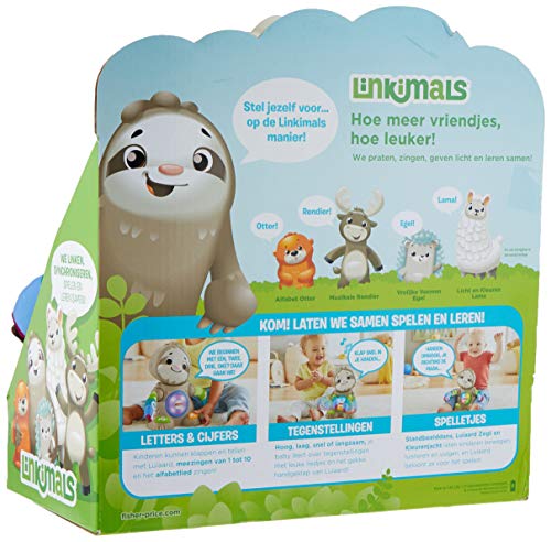 Fisher-Price GHY91 - Linkimals Lenige Luiaard, babyspeeltje met muziek en lichtjes - Afbeelding 7