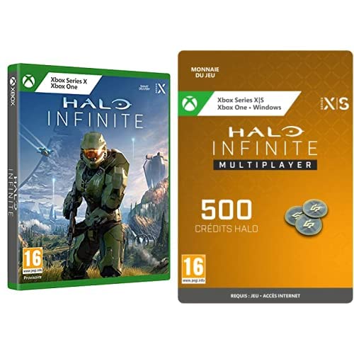 Xbox Halo Infinite Series X + Halo Infinite: 500 Halo Credits Win 10 PC - Code Jeu à télécharger