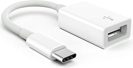 Adaptador de cámara USB-C a USB de Apple, cable USB 3.0 OTG para iPhone/iPad para conectar lector de tarjetas, unidad flash USB, disco U, teclado, mouse, hubs, MIDI, Plug & Play (USB-C)