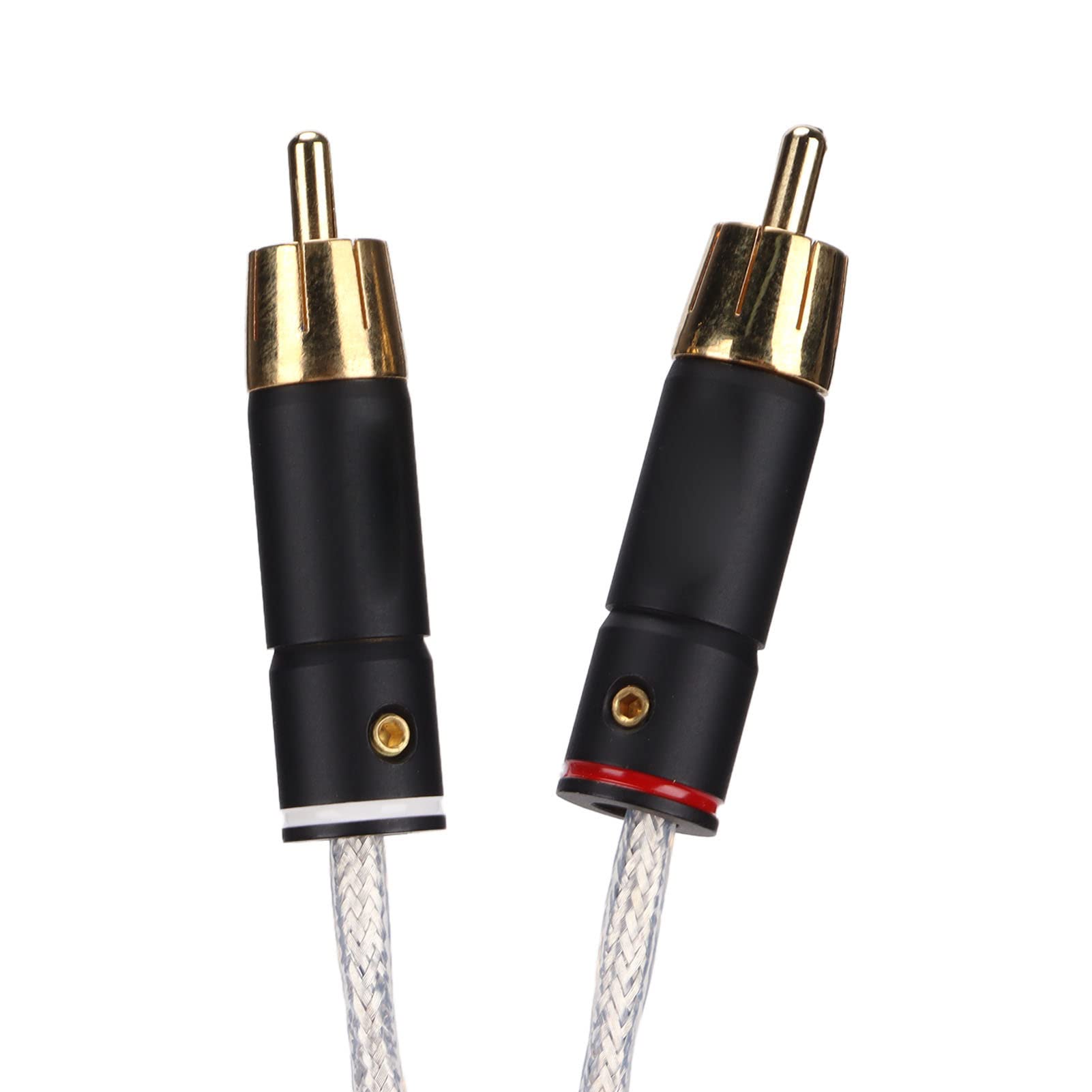 Audiophiles, cavo RCA da 2 RCA maschio a 2 RCA maschio, cavo Aux con cavo di terra per LP vinile Record Phonograph, Home Audio o Home Theatre, ecc (2M)