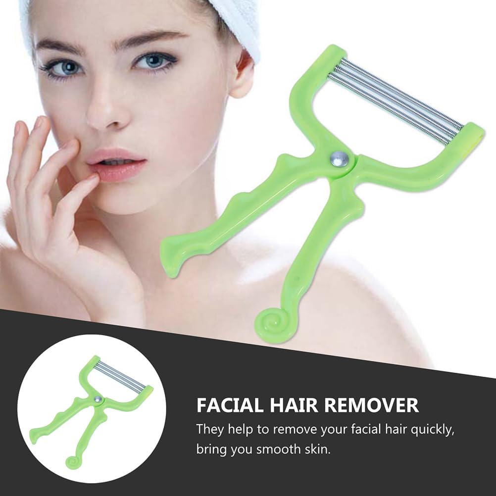 6Pcs Manual Facial Hair Removers Spring Threading Epilators for Upper Lip Chin Cheeks Neck Beauty Tools for Women