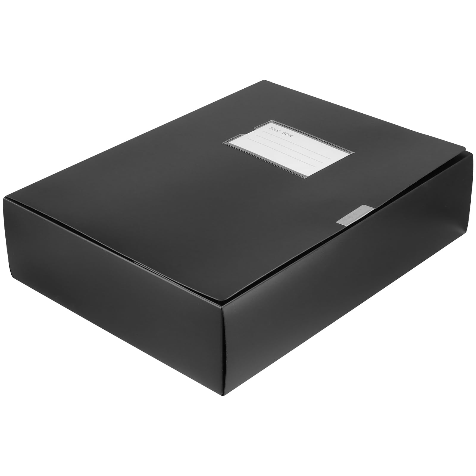 8 archivadores A4, 31 x 23,6 x 7,5 cm, color negro, 700 hojas de capacidad