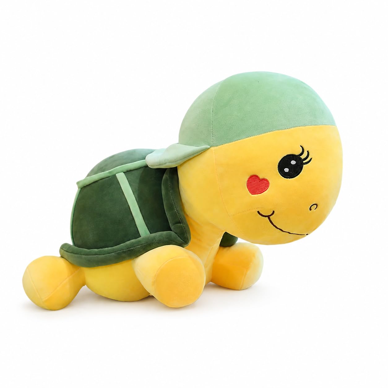 Peluche a Forma di con Cappuccio E Espressivi per Sicuri Viaggi Auto Lettino Divano Collezione Regalo, 50cm