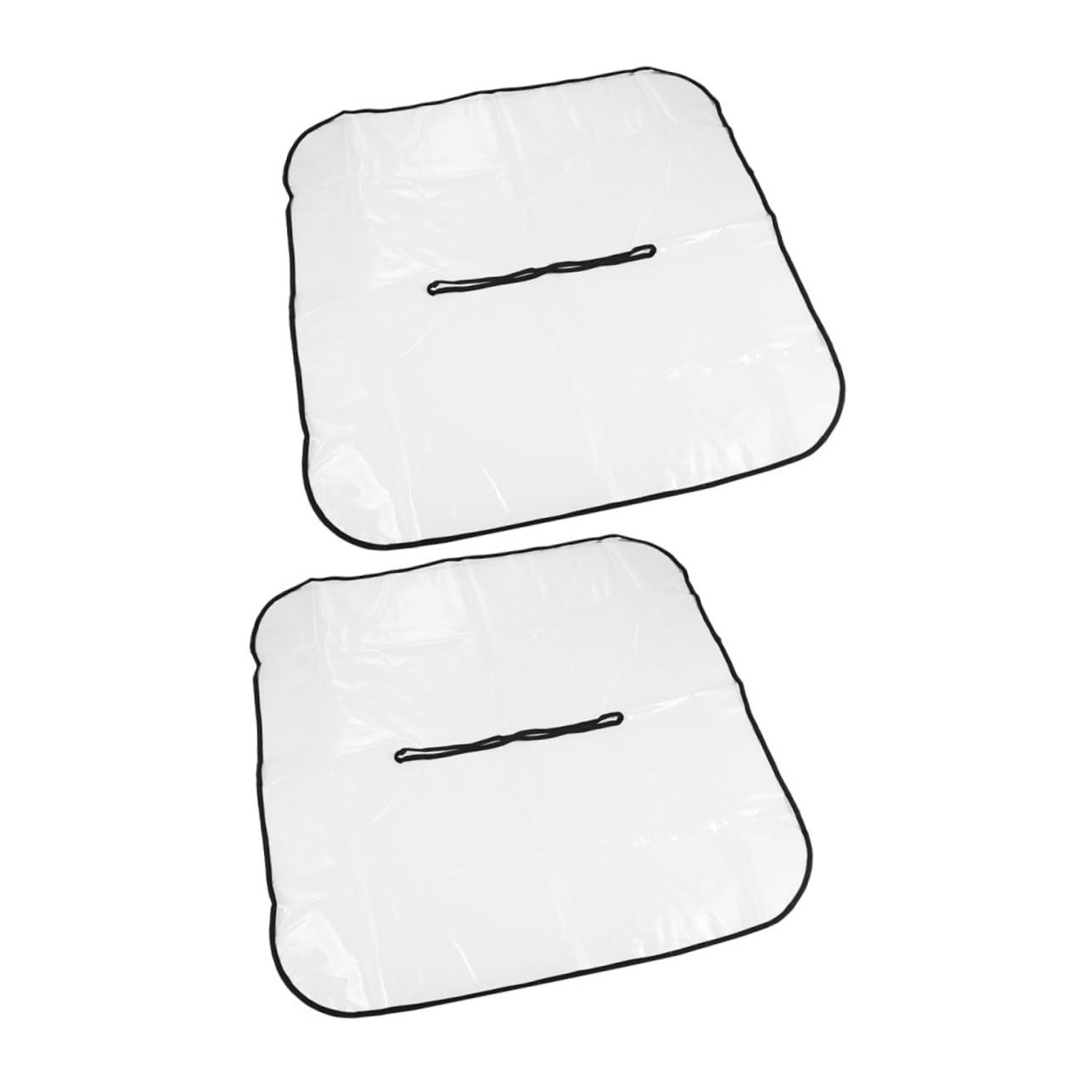 Yardwe Copriborsa Antipioggia in Eva Trasparente 2 Pezzi Bordo | Protezione Leggera e Completa, Misura Versatile per Borsa Tote e Handbag, Set da Due Pezzi, Uso Quotidiano