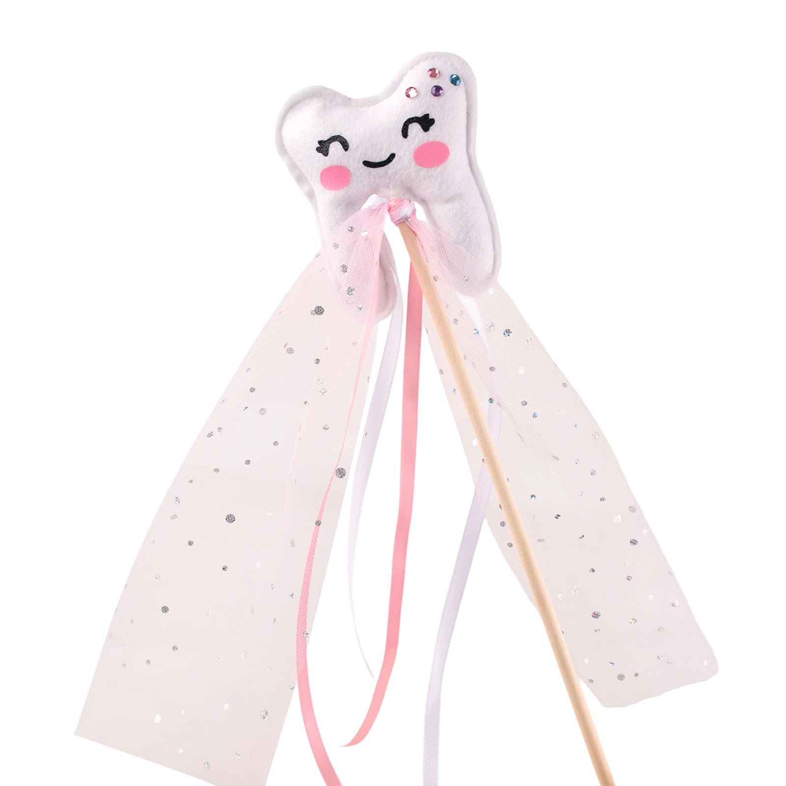 ZWWAAZHF Kids Halloween Tooth Fairy Wand Nonwoven Fabric Costume Play School Event Party Decoration Tool Wand Stage Tool