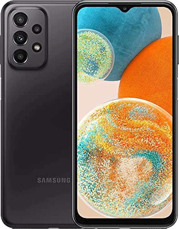 SAMSUNG Galaxy A23 5G (128GB + 4GB) Global International Dual Sim Unlocked Worldwide 6.6" 50MP Quad Camera (Black)
