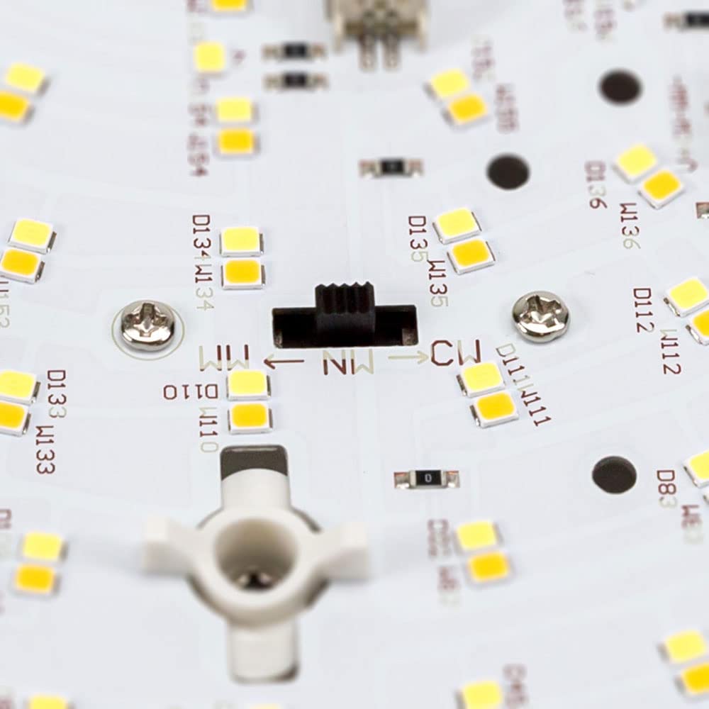 NCC-Licht Nymphea City Pro Plafonnier LED rond Blanc Ø 33 cm Extérieur IP65 27 W 3000 lm CCT 3000 K-6000 K