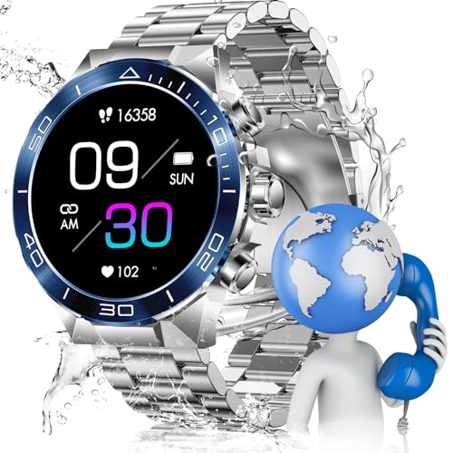 Fenamor Reloj Inteligente Hombre Con 1.43 Amoled Pantalla, Reloj Hombre Digital Con Llamadas Bluetooth, Ip68 Smartwatch Hombre Con 107 Modos Deportivos, Pulsómetro, Para Android Ios Plata Clasica Fenamor Reloj Inteligente Hombre Con 1.43 Amoled Pantalla, Reloj Hombre Digital Con Llamadas Bluetooth, Ip68 Smartwatch Hombre Con 107 Modos Deportivos, Pulsómetro, Para Android Ios Plata Clasica