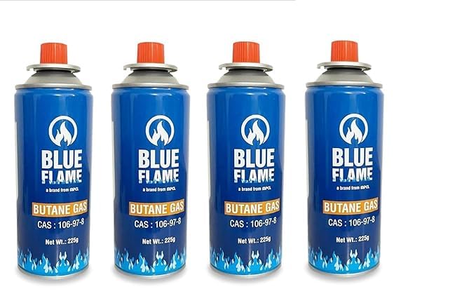 Butane Gas Can 225g - High-Pressure Refillable Fuel for Camping Stove, Lighters, Torches & Welding | Portable, Easy to Use, Resealable Canister, Welding Equipment (Pack of 4)-picture-19
