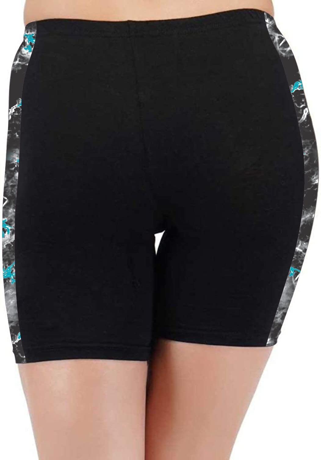 NEVER QUIT Women�s Swim Shorts- Athletic Compression Shorts Ladies Board Shorts (Large, Blue) 1