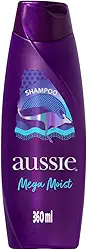 Aussie Mega Moist Óleo de Jojoba e Alga Marinha Australiana Shampoo 360 ml