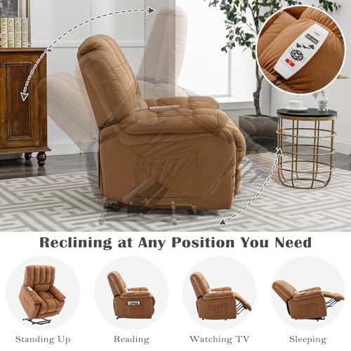 Sillón eléctrico reclinable con massage y bolsillo lateral miniatura 3