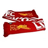 bufanda liverpool fc Bufanda con flecos del Liverpool FC.