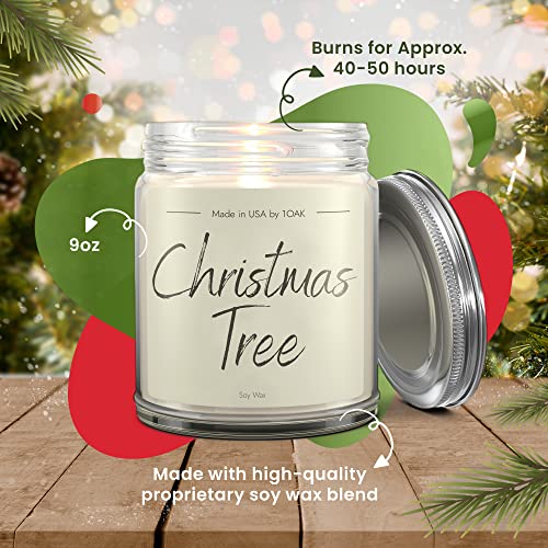 1Oak Christmas Pine Tree Candle - Christmas Candles Scented - Holiday Candles Christmas - Winter Candles For Home Scented - Soy Candles Christmas Scents - Xmas Candles - Christmas Eve Candles #TOP3