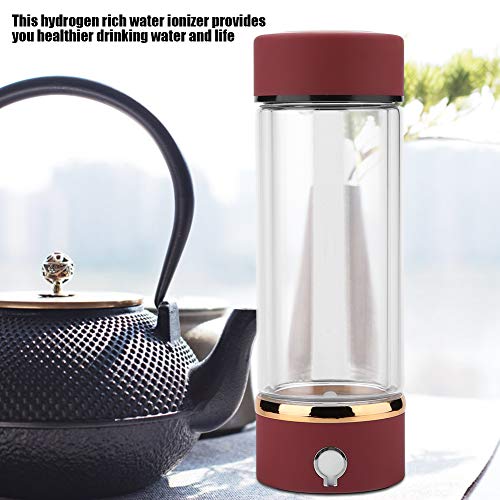 DERCLIVE 420 ml Waterstof Rijke Water Cup Fles Draagbare USB Waterstof Ionisator Generator Maker - Image 5