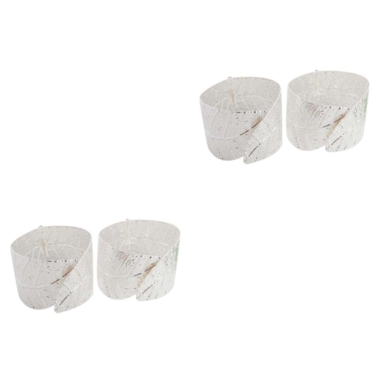 Garneck 2 Set Di Fibbie Per Tende Leggere E Delicate Con Design Creativo A Forma Di Foglia Facili Da Riporre Multiuso 2 Pezzi*2