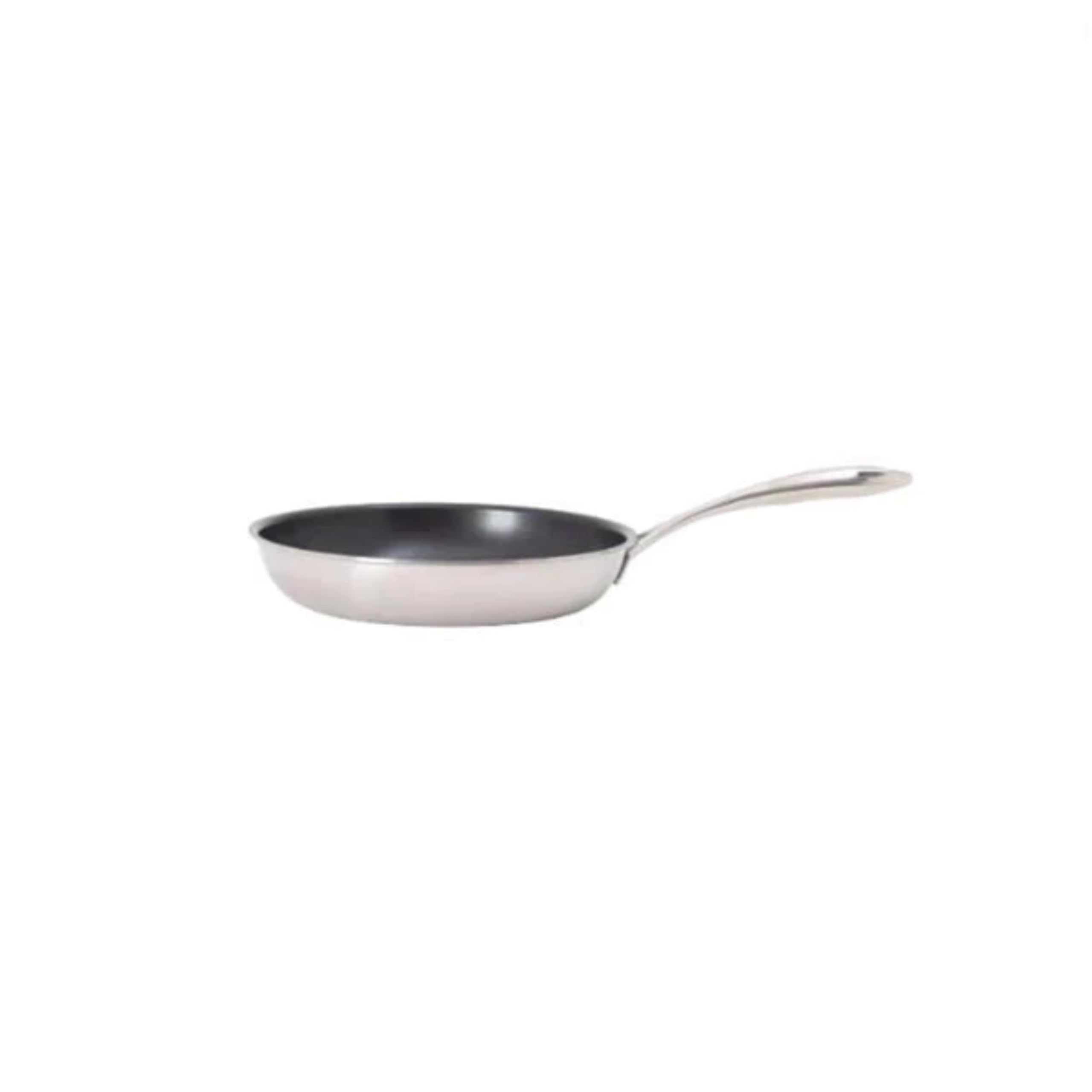 Tuxton China WTPH-1201 TUXCLAD patelnia do smażenia, 30 cm, 30 cm x 30 cm x 1,9375 cala wys. - O.A.), potrójna, stal nierdzewna z aluminiowym rdzeniem, ergonomiczny pusty uchwyt ze stali nierdzewnej,
