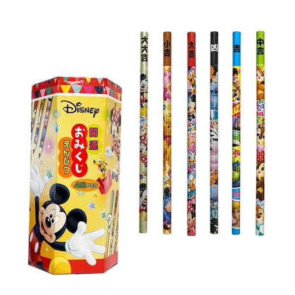 Amazon | 【 縁日 景品 おもちゃ】おみくじ 開運 ディズニー鉛筆 2B