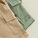 Ayalinggo Toddler Baby Boy Shorts 2 Pack Golf Pants Slim Fit Solid Color Elastic Waist Fashion Stretch Pant with Pockets (Khaki Green 2 Pack, 3-4 Years)