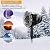 Halloween Christmas Lights Projector Outdoor,Holiday Lights Projector,Water Wave Aurora Holiday Spotlight with Remote,Waterproof LED Landscape Light for Wedding Garden Landscape Wall Tree Decoration