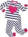 Girls Pajamas For Christmas Children Heart Clothes Size 6 Years