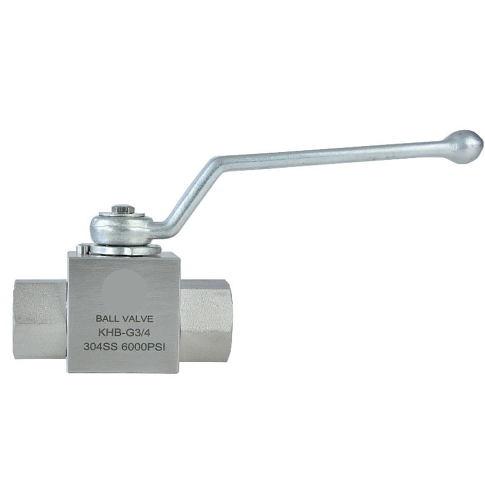 Válvula de bola de 1/2 de acero inoxidable 304 para tuberías de agua y fontanería