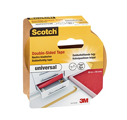 42012050B Scotch Ruban Adhésif Double Face pour Utilisation Générique Transparent