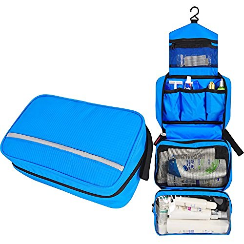 Casmas Toiletry Bag/Cosmetic Case Toiletry Travel Bags Hanging Cosmetic Pouch Cosmetic Organizers (Green)