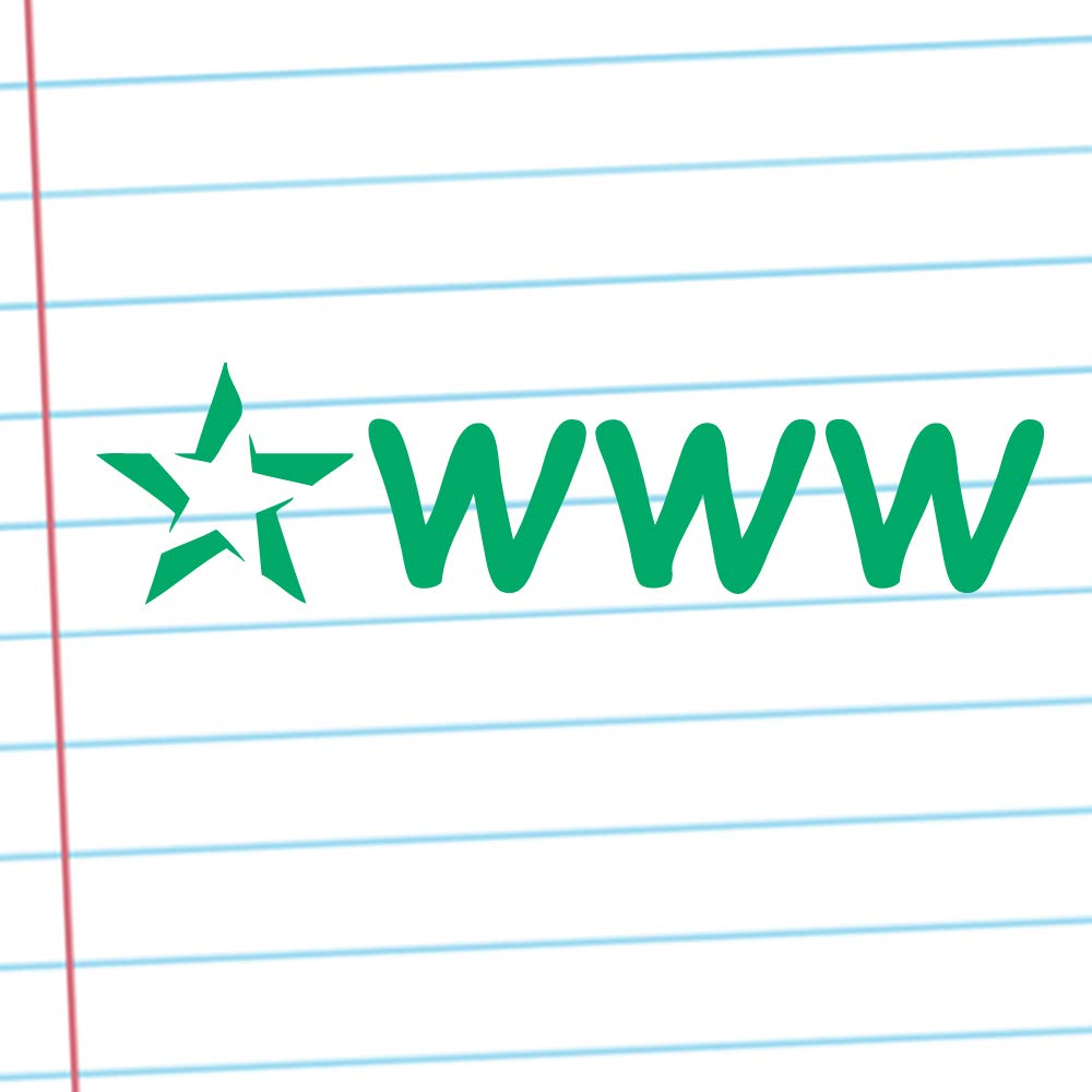 WWW (What Went Well) Teacher Stamp. Self-Inking, 12x33mm Image, Stamper for Teacher Marking and Feedback. Green Ink.