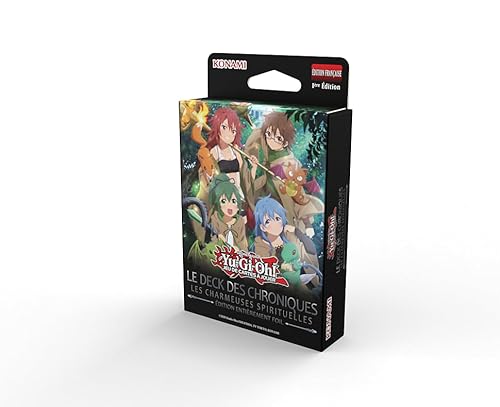 Yu-Gi-Oh! Le Deck des Chroniques : Les Charmeuses Spirituelles - Jeu de Cartes à Jouer - À partir de 6 Ans - 1ère édition française entièrement Foil