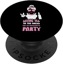 Bridesmaid: Saying yes to the dress and the bachelo... Bride PopSockets Swappable PopGrip