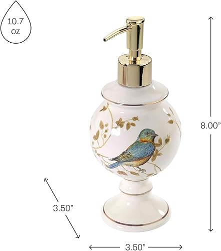 Miniatura 9 de Avanti Linens - Funda para caja de pañuelos, accesorios decorativos de baño, decoración del hogar inspirada en la naturaleza (colección de pájaros