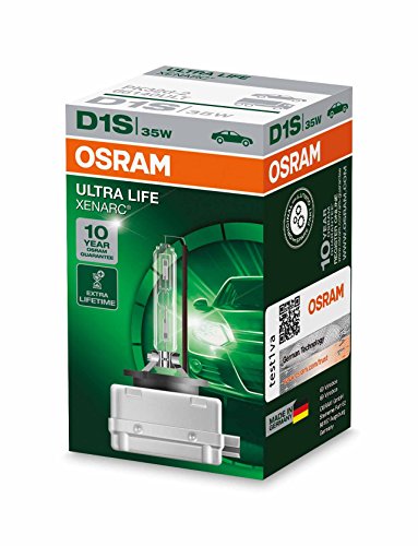OSRAM XENARC ULTRA LIFE D1S HID Xenon discharge bulb, discharge lamp, 66140ULT, folding carton box (1 unit)