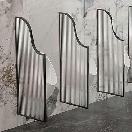 Partition pour les toilettes collective design et robuste en panneau mural - 2