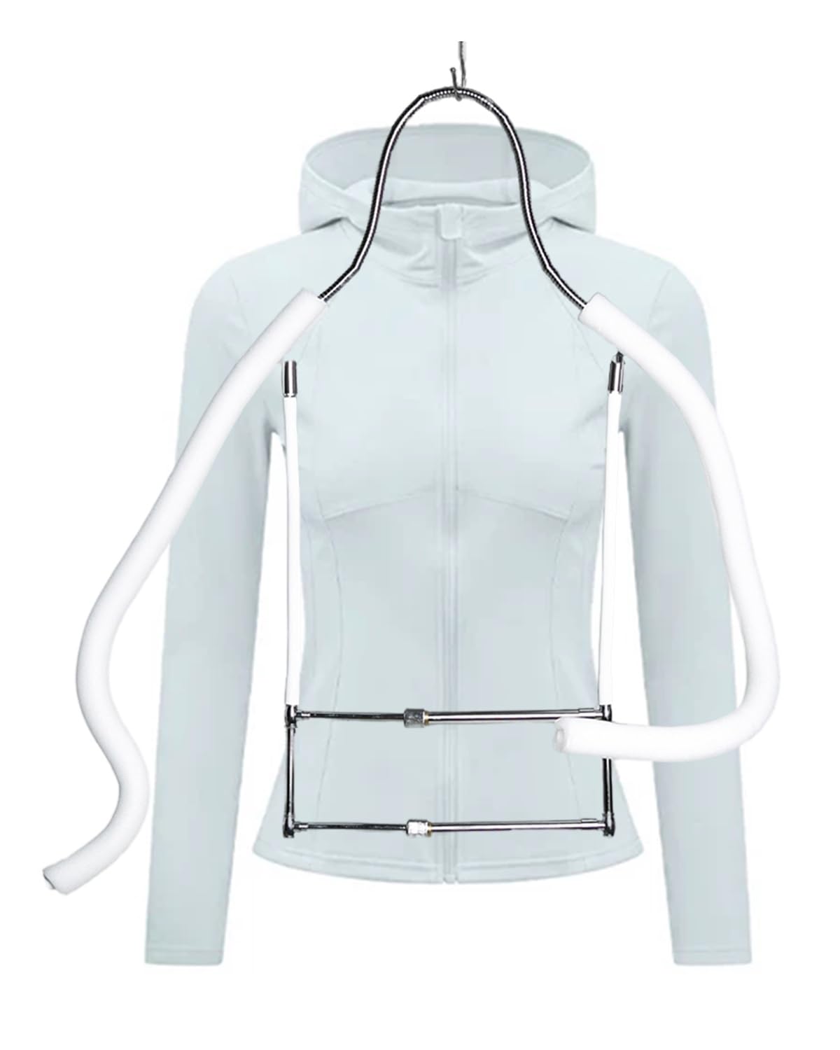 Enhen One Color Mannequin Human Body Shape Display Hanger, Poseable Dress Form For Coat Jacket Clothing, Invisible Mannequin For Retail Store Wardrobe Photo Studio