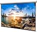 PERLESMITH Manual Pull Down Projector Screen 100 inch 16:9 HD Widescreen - Retractable Auto-Locking Portable Projection Screen for Indoor Outdoor Movie, Home Theater, Cinema, Gaming