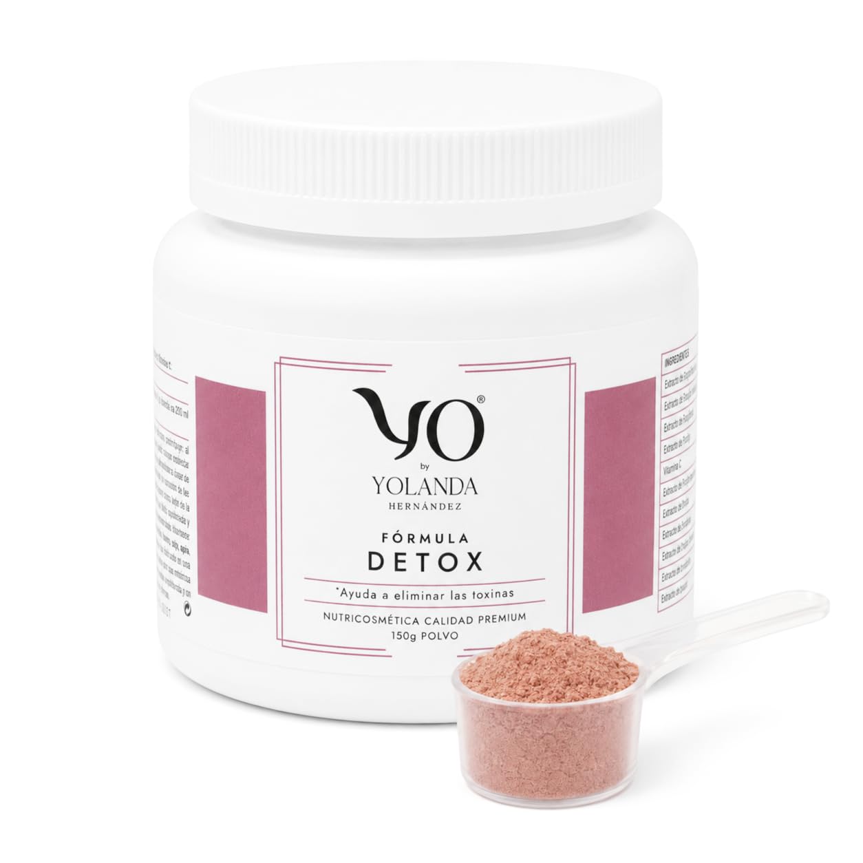 YO Fórmula Détox | Bebida Drenante en Polvo | Depuración y Quema Grasa | Extracto de Higo Chumbo y Alcachofa con Vitamina C | Sabor agradable 150 Gramos (Fórmula Detox)