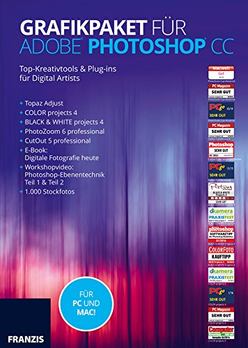Preisvergleich Produktbild Franzis Grafikpaket für Adobe Photoshop CC