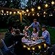 G40 Glühbirnen 25er Pack, 7 Watt G40 Ersatzlampen, E12 Sockel IP44 Wasserdicht Warmweiß für Lichterketten, Hausparty und Hochzeits Dekoration