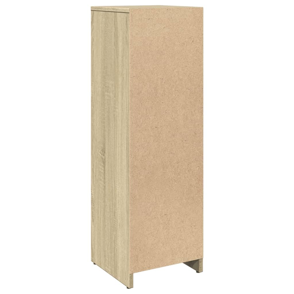 vidaXL Armario de baño Madera contrachapada Color Roble 30x30x95 cm, Armario, Armario de Almacenamiento, Estante de lavadero, Estante