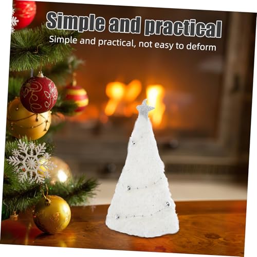 Decoraciones de árboles navideños PRETYZOOM, 6 muñecas sin rostro resistentes de polivinilo 6