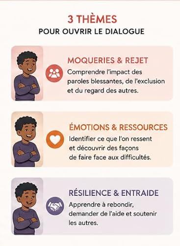 Marcel & Compagnie – Émile Encaisse® | Jeu éducatif sur la résilience, Les émotions, Les moqueries et l’entraide | 8 et + | Prévention et compétences psychosociales | Créé par des psychologues – vue 4