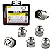 Price comparison product image HEYNER Locking Wheel Nuts Fits Ford Fiesta Models 2008 To 2017 M12x1.5 Set 4 Locks Thatcham Security Bolts 980/5