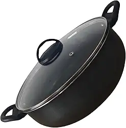 Frigideira Panela Paella Caçarola Wok Antiaderente 28 Cm