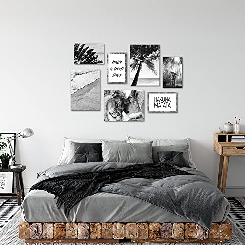 Imágenes decorativas Novart Löwen Amor set de cuadros de 7 partes listo 3