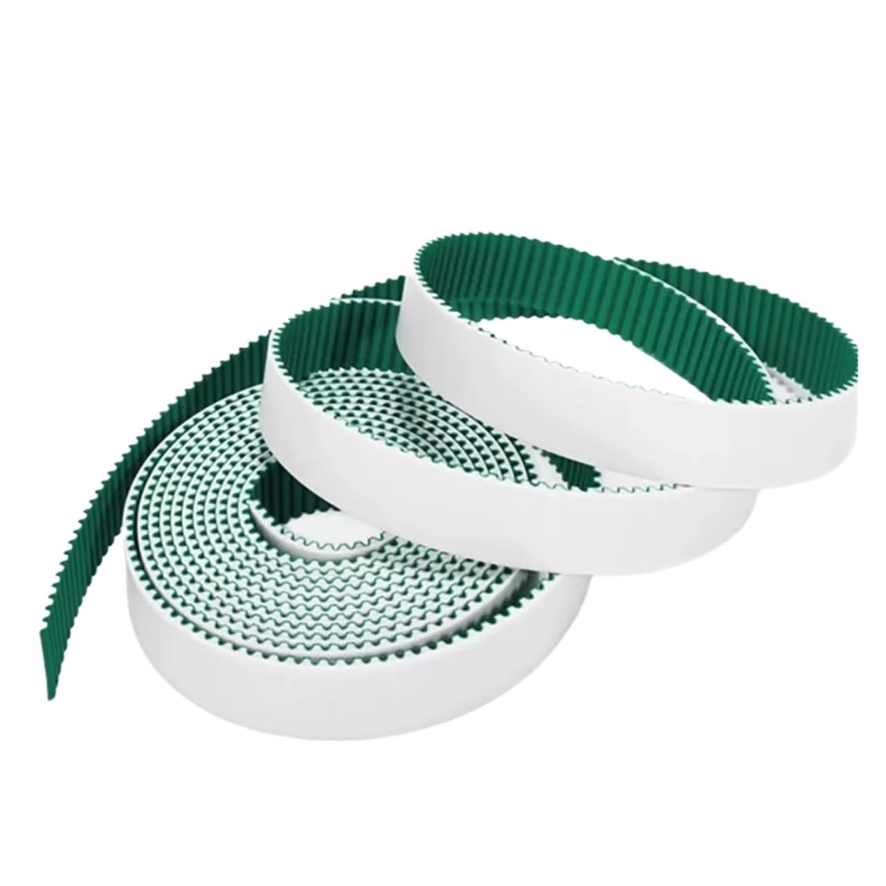 HTD 5M PU Otwarty pasek Szerokość: 10 mm / 15 20 25 30 40 Rozrząd poliuretanowy pas transmisyjny do drukarek 3D itp. 1 szt(5meter,Green,15mm)